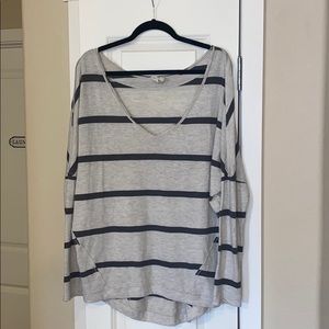Free People Striped Long Sleeve